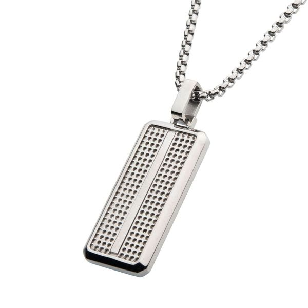 Stainless Steel Dog Tag Necklace  Stainless Steel Men's Necklaces