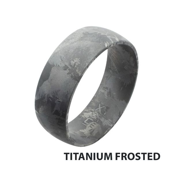 Titanium Frosted Ring Thomas A. Davis Jewelers Holland, MI