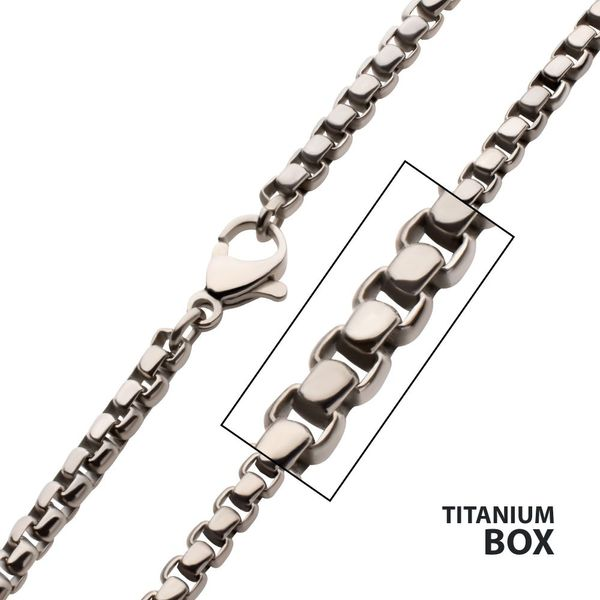 Box Chain Necklace in Grey Titanium, 2.7mm | David Yurman