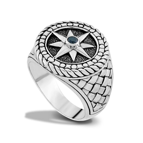 Amazon.com: Samuel B. Sterling Silver Pave Set Mocha Diamond Square Ring  (10): Clothing, Shoes & Jewelry