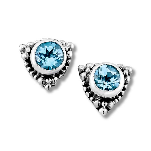 TANGKU EARRING- BLUE TOPAZ Mitchell's Jewelry Norman, OK