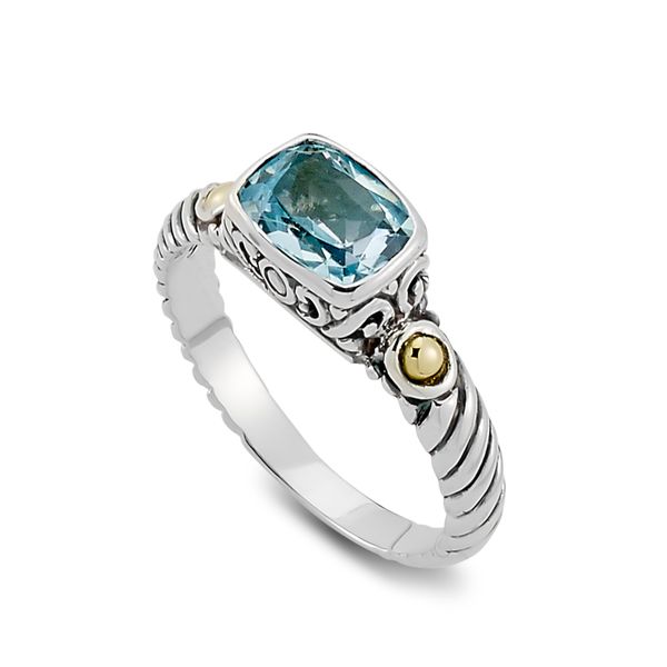GEDE RING- BLUE TOPAZ Priddy Jewelers Elizabethtown, KY