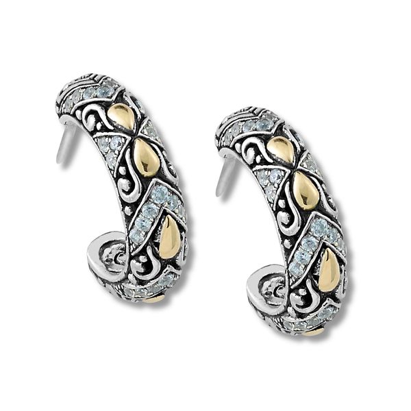 SIBAYAK EARRING- WHITE TOPAZ Priddy Jewelers Elizabethtown, KY