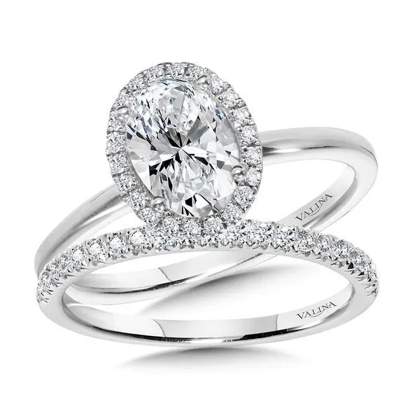 Daisy Novel Oval Halo Diamond Engagement Ring Vintage inspired style