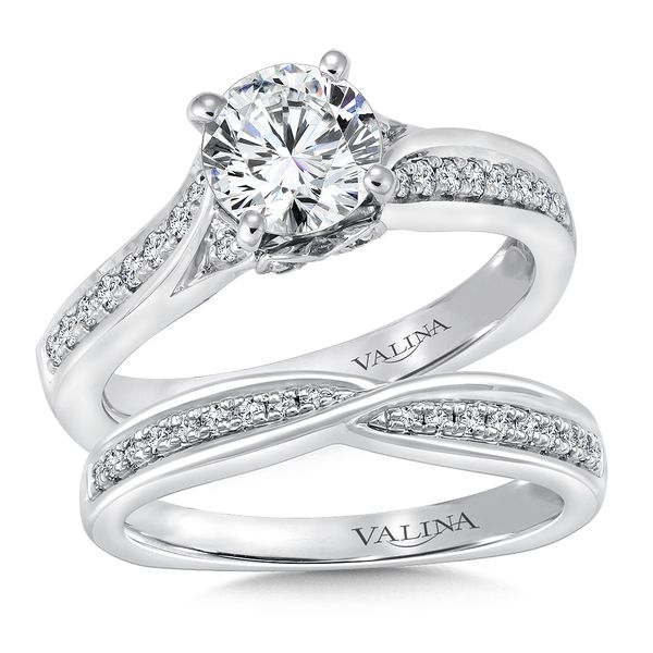 Spiral Style Diamond Engagement Ring Image 4 Gold Mine Jewelers Jackson, CA
