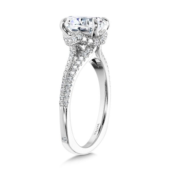 Split Shank Tapered Pavé Engagement Ring S4247-14kt-Rose | John Herold  Jewelers | Randolph, NJ