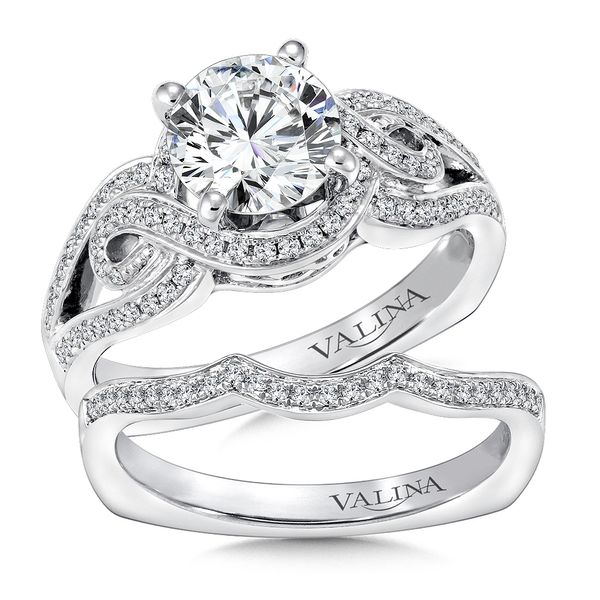 Spiral Style Diamond Engagement Ring Image 4 Cottage Hill Diamonds Elmhurst, IL
