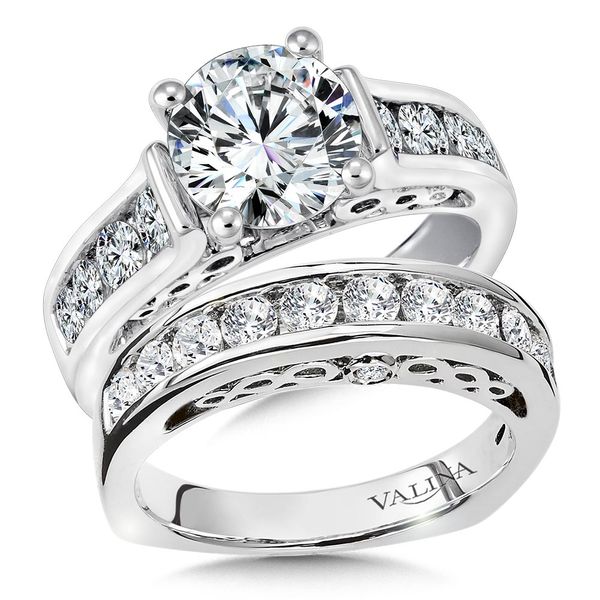 Channel Diamond Engagement Ring Image 4 Jayson Jewelers Cape Girardeau, MO