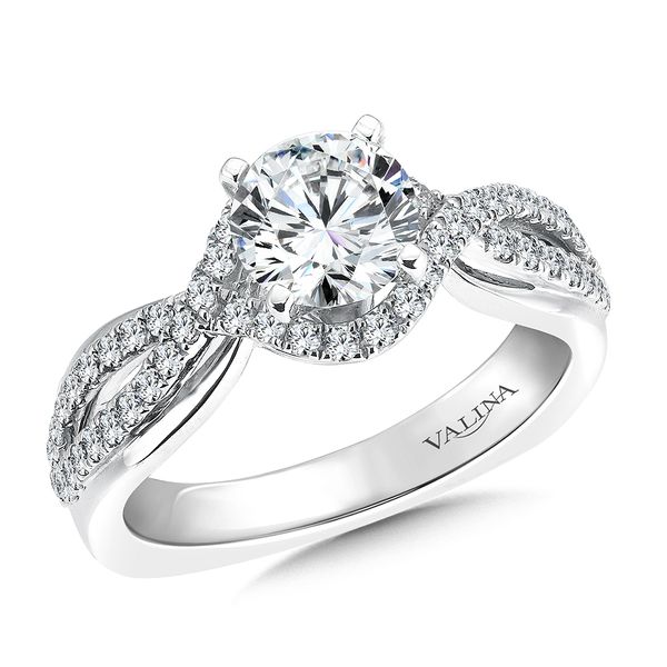Spiral Style Diamond Engagement Ring The Jewelry Source El Segundo, CA