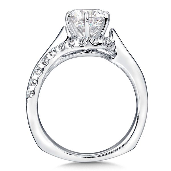Spiral Style Diamond Engagement Ring Image 2 Gold Mine Jewelers Jackson, CA