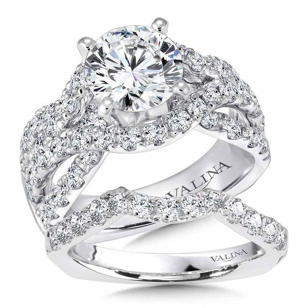 Diamond Engagement Ring with Side Stones Image 4 Gold Mine Jewelers Jackson, CA