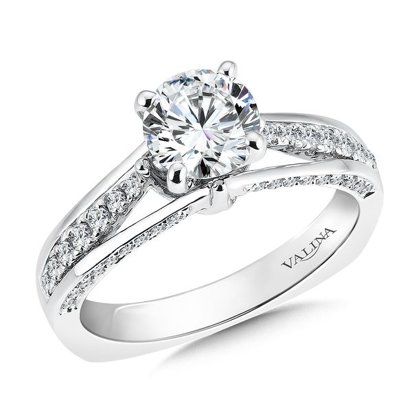 Split Shank Diamond Engagement Ring The Jewelry Source El Segundo, CA