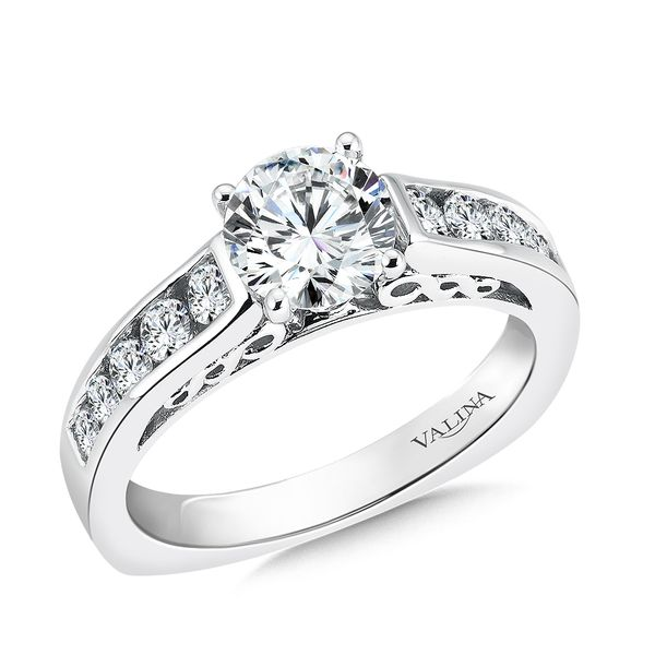 Infinity Design Moissanite Engagement Ring — Zoran Designs Jewellery |  Hamilton Ontario Jeweller