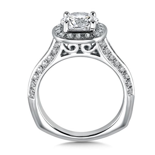 Halo Style Diamond Engagement Ring Image 3 George & Company Diamond Jewelers Dickson City, PA