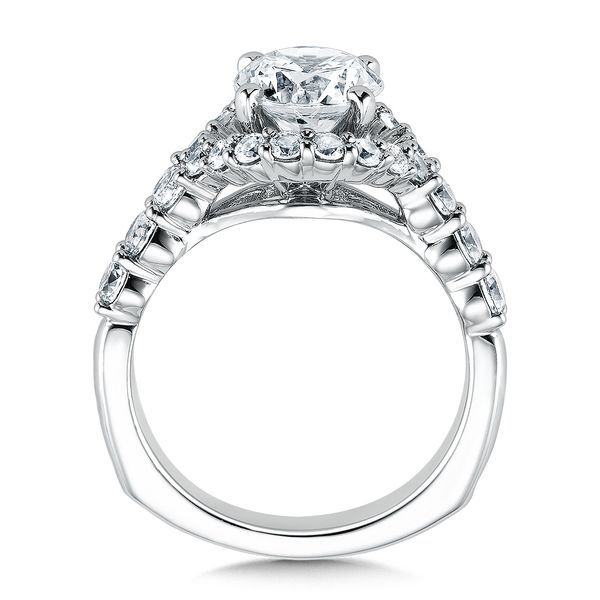 Engagement Ring with Side Stones Image 3 Jayson Jewelers Cape Girardeau, MO