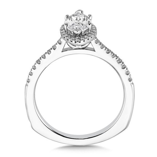Marquise Shape Halo Engagement Ring Image 3 George & Company Diamond Jewelers Dickson City, PA