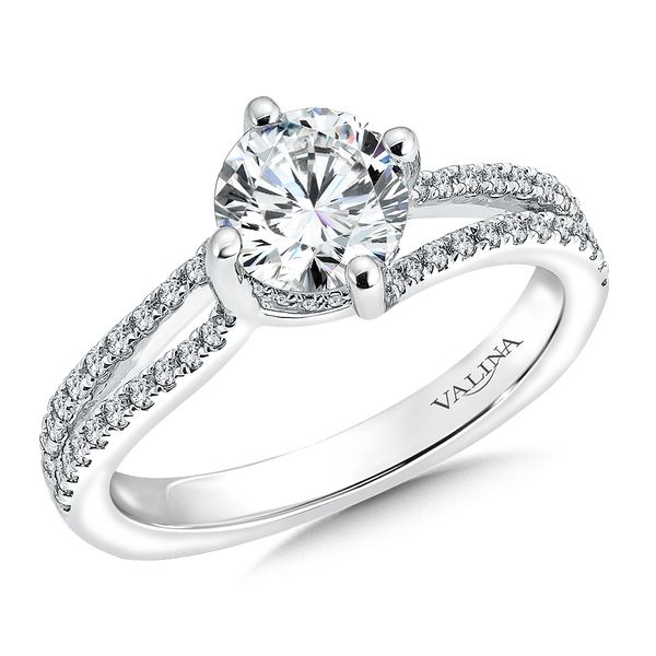 Diamond Engagement Ring with Side Stones George & Company Diamond Jewelers Dickson City, PA