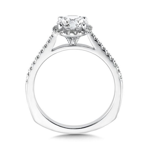 Halo Style Diamond Engagement Ring Image 2 Biondi Diamond Jewelers Aurora, CO