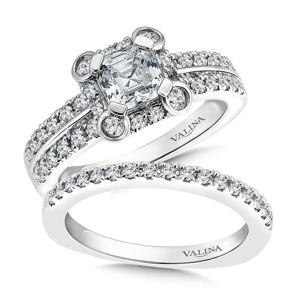 Halo Style Asscher Cut Engagement Ring Image 4 Glatz Jewelry Aliquippa, PA