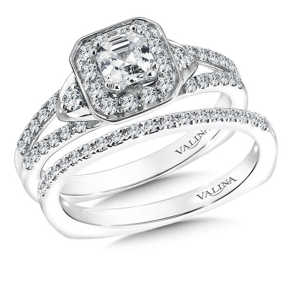 Asscher Cut Shape Halo Engagement Ring Image 4 Jayson Jewelers Cape Girardeau, MO
