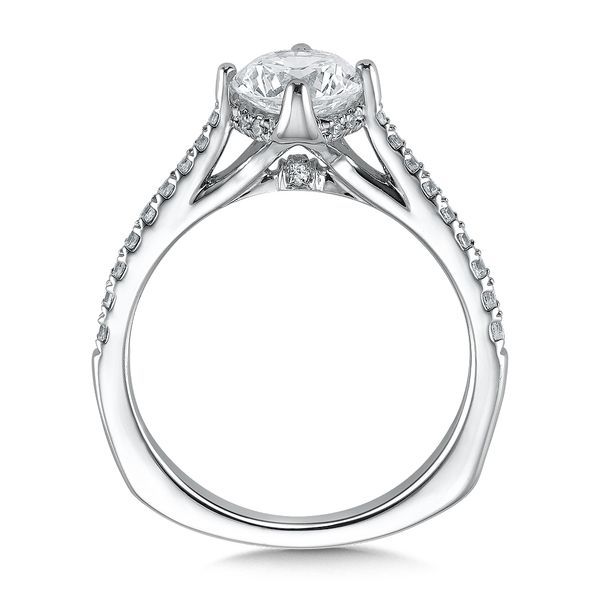 Straight Diamond Engagement Ring Image 2 Glatz Jewelry Aliquippa, PA