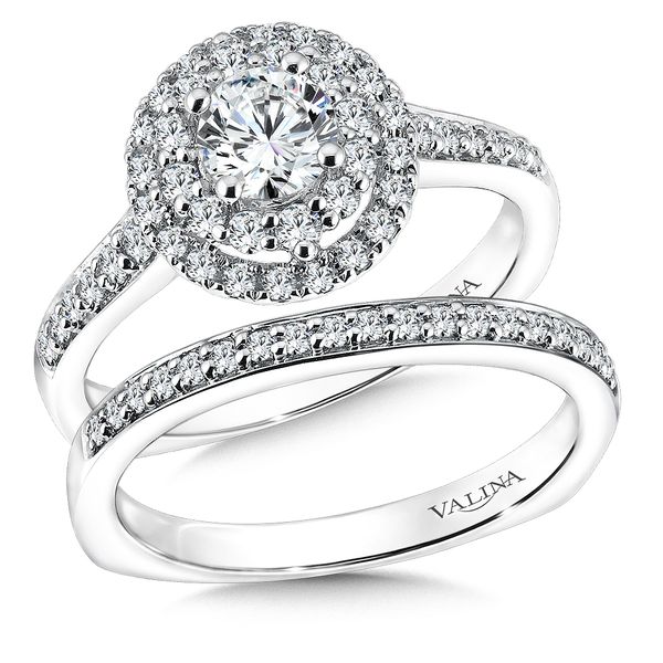 Round Double Halo Diamond Engagement Ring Image 4 Jayson Jewelers Cape Girardeau, MO