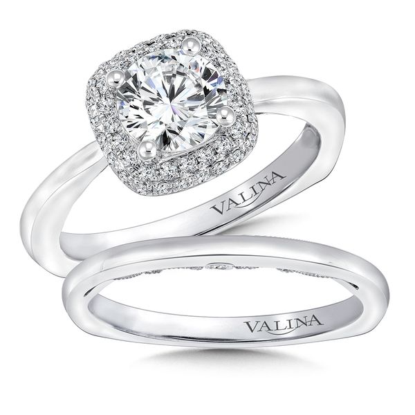 Cushion Shape Halo Diamond Engagement Ring Image 4 Glatz Jewelry Aliquippa, PA