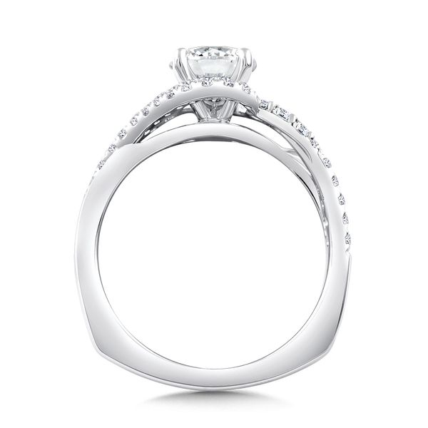 Spiral Style Diamond Engagement Ring Image 2 Glatz Jewelry Aliquippa, PA
