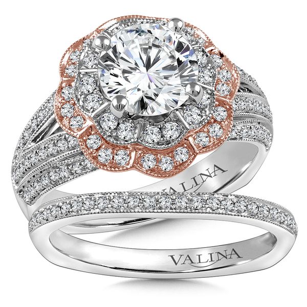 Halo Engagement Ring Image 2 Conti Jewelers Endwell, NY