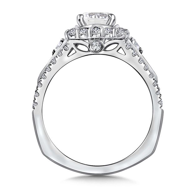Halo Engagement Ring Image 2 Conti Jewelers Endwell, NY