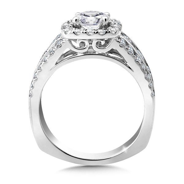 Halo Engagement Ring Image 3 Conti Jewelers Endwell, NY