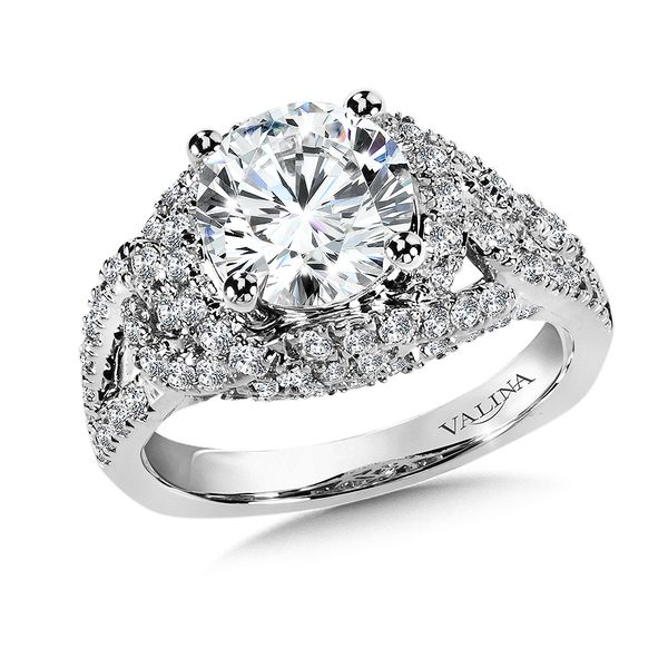 Diamond Engagement Ring with Side Stones Conti Jewelers Endwell, NY