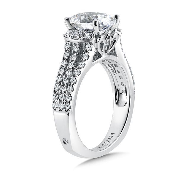Engagement Ring with Oval Shape Center Image 3 Midtown Diamonds Reno, NV
