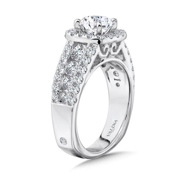 Cushion Halo Engagement Ring Image 3 George & Company Diamond Jewelers Dickson City, PA