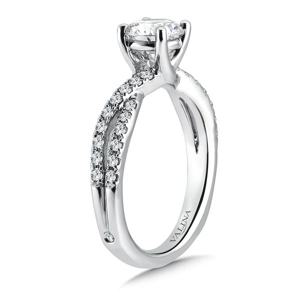 crisscross Engagement Ring Image 2 Glatz Jewelry Aliquippa, PA