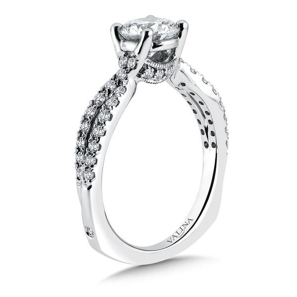 crisscross Engagement Ring Image 3 George & Company Diamond Jewelers Dickson City, PA