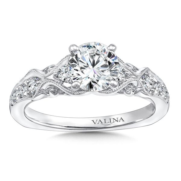 Engagement Ring With Diamond Side Stones George & Company Diamond Jewelers Dickson City, PA