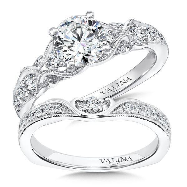 Engagement Ring With Diamond Side Stones Image 2 Midtown Diamonds Reno, NV