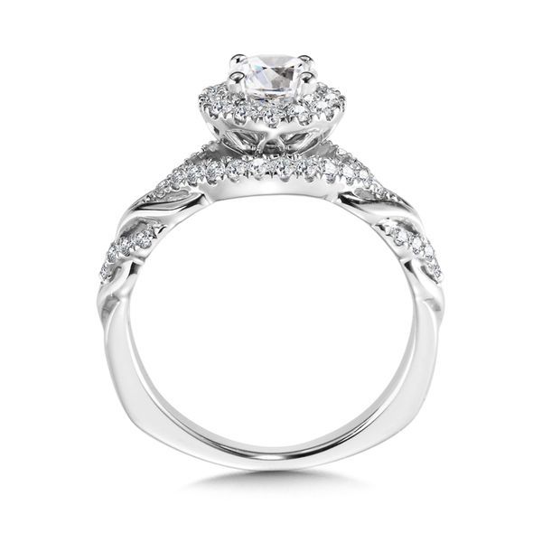 Halo Engagement Ring Image 3 Conti Jewelers Endwell, NY
