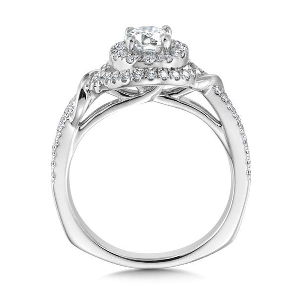 Halo Engagement Ring Image 3 George & Company Diamond Jewelers Dickson City, PA