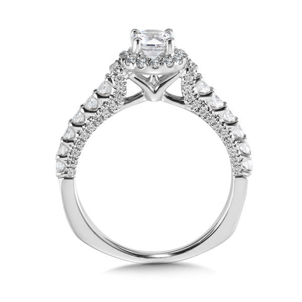 Halo Engagement Ring Image 3 The Jewelry Source El Segundo, CA