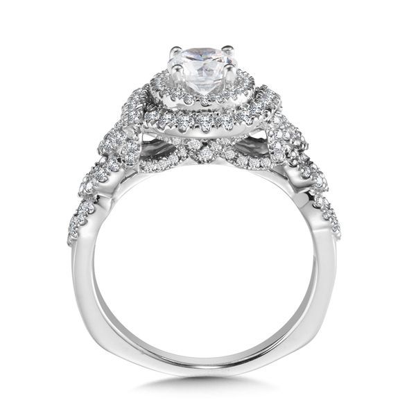 Halo Engagement Ring Image 3 Glatz Jewelry Aliquippa, PA