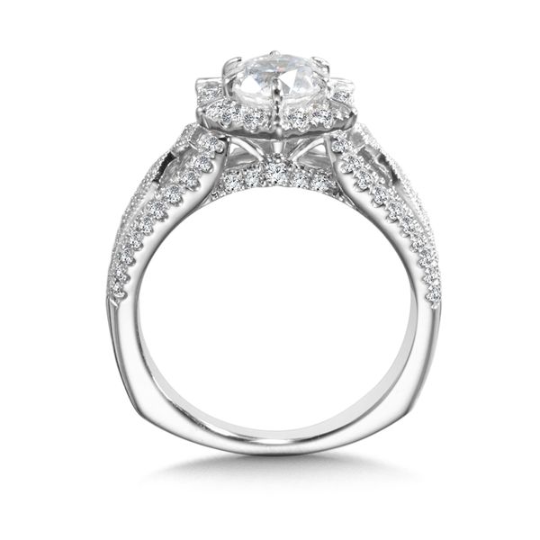 Diamond Halo Engagement Ring Image 2 Jayson Jewelers Cape Girardeau, MO