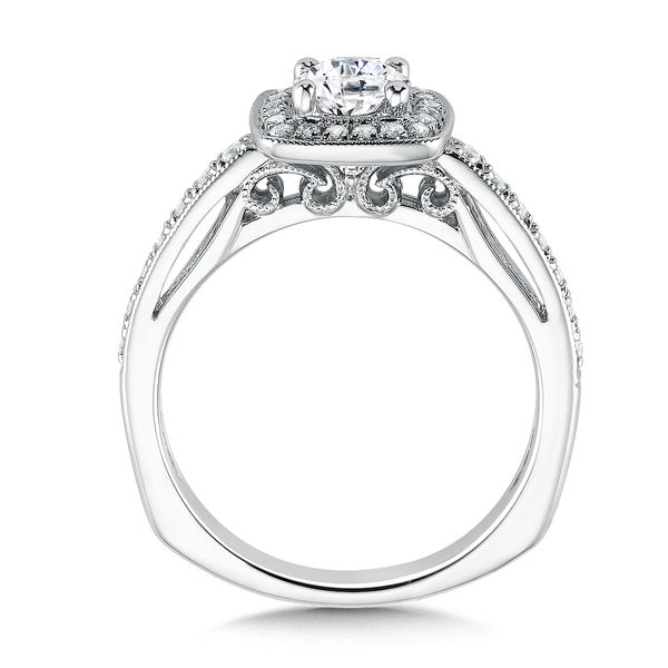 Cushion Shape Halo Diamond Engagement Ring Image 2 George & Company Diamond Jewelers Dickson City, PA