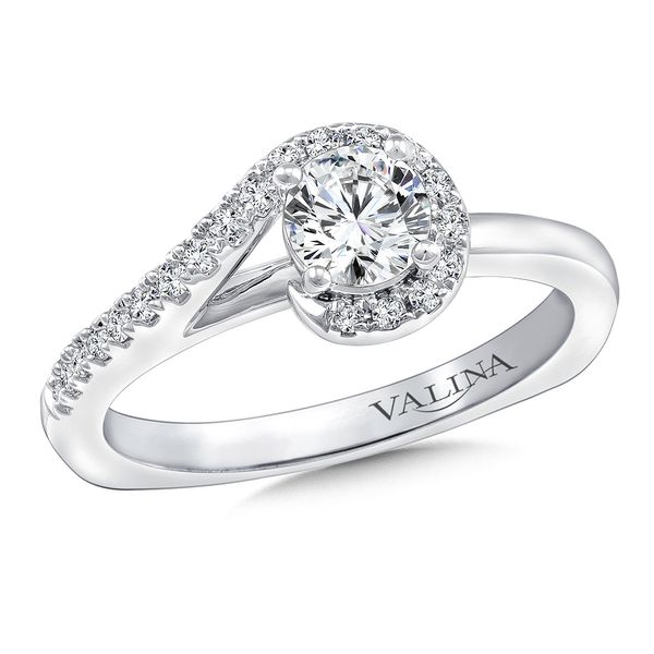 Spiral Style Diamond Engagement Ring George & Company Diamond Jewelers Dickson City, PA