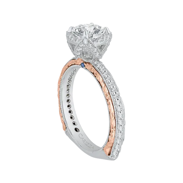 Euro shank diamond engagement 2025 ring