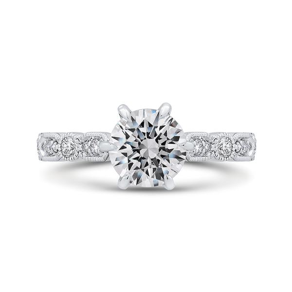 Diamond Engagement Ring in 14K White Gold (Semi-Mount) Vandenbergs Fine Jewellery Winnipeg, MB