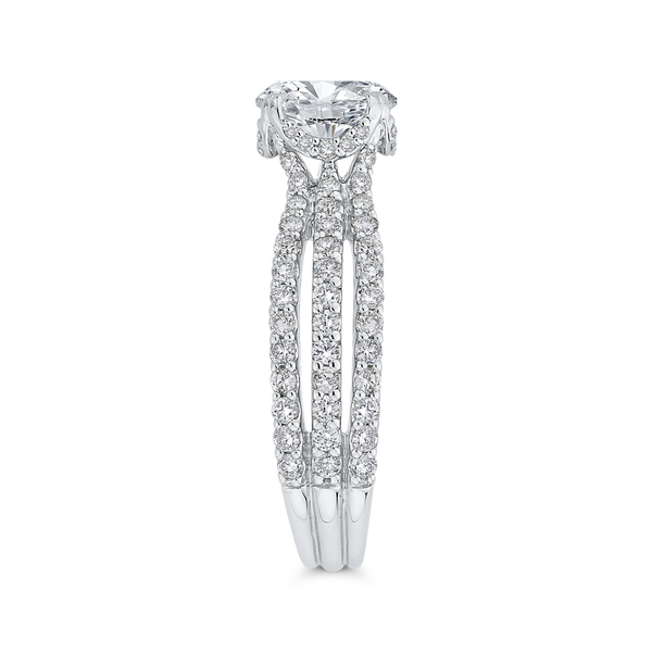Diamond Engagement Ring in 14K White Gold (Semi-Mount) Image 3 Vandenbergs Fine Jewellery Winnipeg, MB