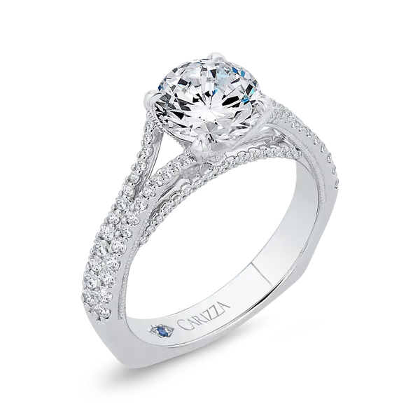 Euro shank diamond engagement ring online