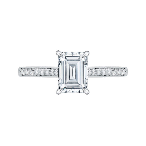 Accented Solitaire Ring — Ouros Jewels